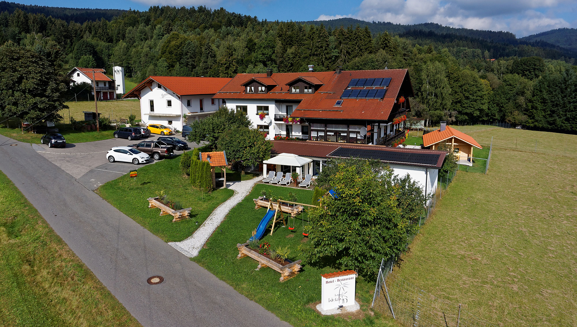 Hotel in wunderschöner Naturlandschaft in Bayern